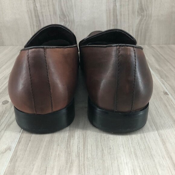 Steve Madden Loafers Mens 9 Emeree Brown Leather Slip On Tassel Shoes main image 8